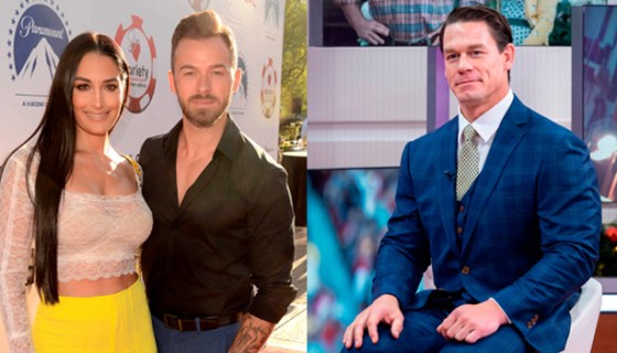 Nikki Bella, Artem Chigvintsev & John Cena