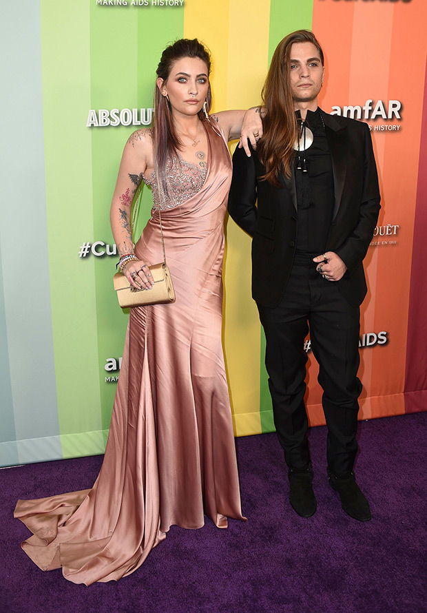 paris jackson gabriel glenn amfar gala