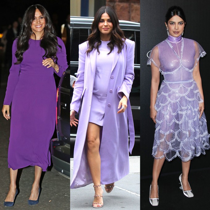Stars Wearing Purple Outfits: Photos – Hollywood Life