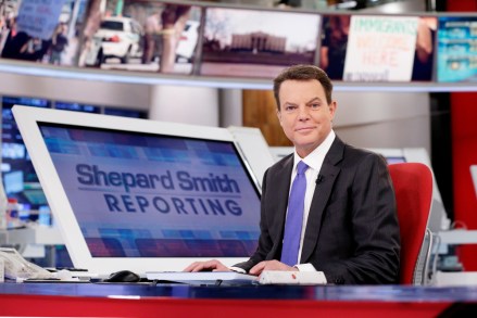 This photo shows Fox News Channel chief news anchor Shepard Smith on The Fox News Deck before his "Shepard Smith Reporting" program, in New York
TV Fox Smith, New York, USA - 30 Jan 2017