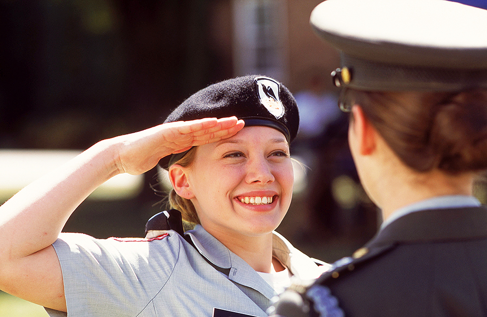 Editorial use only. No book cover usage.
Mandatory Credit: Photo by Buena Vista/Kobal/Shutterstock (5871817c)
Hilary Duff
Cadet Kelly - 2002
Director: Larry Shaw
Buena Vista
USA
Television