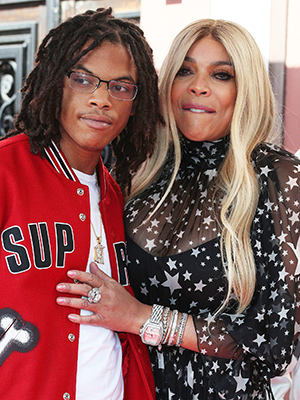 Wendy Williams & son Kevin Hunter Jr. at her Hollywood Walk of Fame ceremony