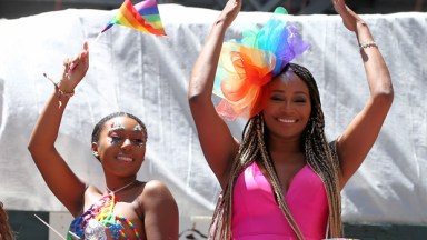 Cynthia Bailey & daughter Noelle Robinson at NYC Pride Day 2019
