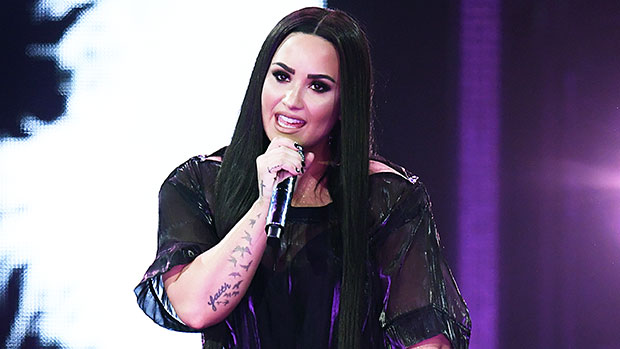 Demi Lovato Debuts Massive Baby Bump On Set Of ‘Will & Grace’ & Teases ...