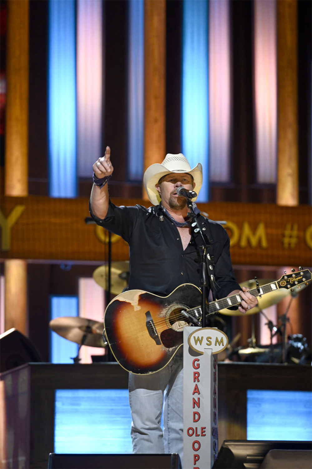 DOLLY PARTON: 50 YEARS AT THE OPRY -- Pictured: Toby Keith -- (Photo by: Katherine Bomboy/NBC)