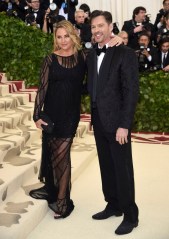 Jill Goodacre, Harry Connick Jr. Jill Goodacre, left, and Harry Connick Jr. attend The Metropolitan Museum of Art's Costume Institute benefit gala celebrating the opening of the Heavenly Bodies: Fashion and the Catholic Imagination exhibition, in New York
2018 MET Museum Costume Institute Benefit Gala, New York, USA - 07 May 2018