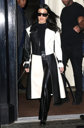 Kourtney Kardashian
Kendall Jenner and Kourtney Kardashian out and about, New York Fashion Week, USA - 08 Feb 2019
Wearing Celine, Shoes By Celine