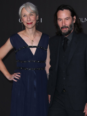 Keanu Reeves and Alexandra Grant