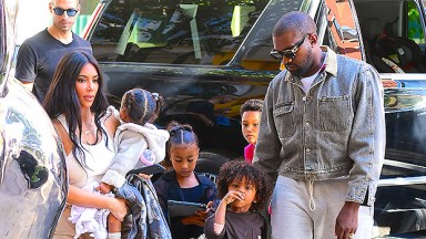 Kim Kardashian takes Halloween pics with Kanye, North and Saint in