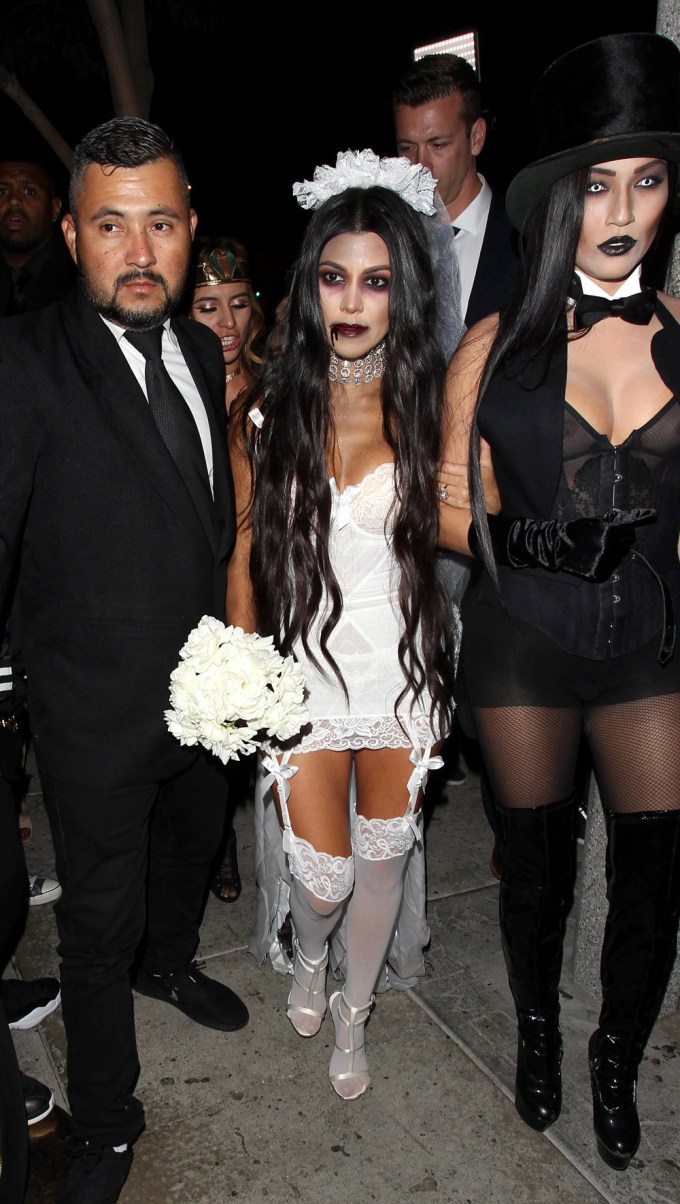 Kourtney Kardashian as a Zombie Bride