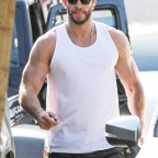 *EXCLUSIVE* Check out those Arms! Liam Hemsworth is putting on noticeable muscle gains fast! **WEB MUST CALL FOR PRICING**