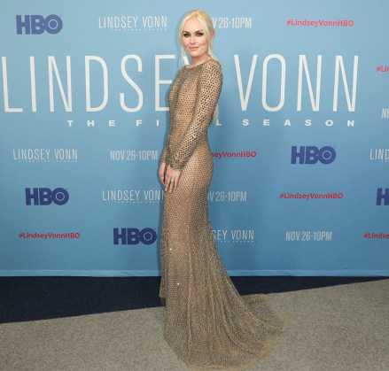 Lindsey Vonn'Lindsey Vonn: The Final Season' film premiere, Arrivals, Writers Guild Theater, Los Angeles, USA - 07 Nov 2019