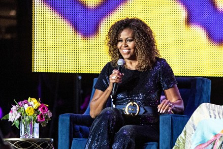 Michelle Obama and Gayle King seen at the 2019 Essence Festival at the Mercedes-Benz Superdome, in New Orleans
2019 Essence Festival - Day 2, New Orleans, USA - 06 Jul 2019