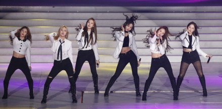 South Korean girl group 'MOMOLAND' perform on stage during the PyeongChang 2018 Olympic and Paralympic Winter Games 1st Anniversary Festival K-pop Concert at Gangneung Ice Arena in Gangwon-do, South Korea, 09 February 2019.
PyeongChang 2018 Olympic and Paralympic Winter Games 1st Anniversary Festival K-pop Concert, Gangneung, City, Korea - 09 Feb 2019