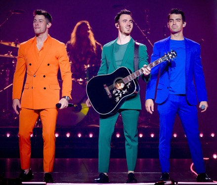 The Jonas Brothers - Nick Jonas, Kevin Jonas and Joe Jonas
The Jonas Brothers in concert, Toronto, Canada - 23 Aug 2019