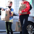 EXCLUSIVE: Rarely seen January Jones shops for groceries with Xander