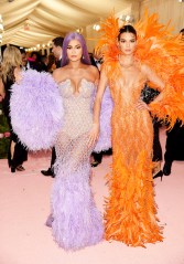 Kylie Jenner, Kendall Jenner. Kylie Jenner, left, and Kendall Jenner attend The Metropolitan Museum of Art's Costume Institute benefit gala celebrating the opening of the "Camp: Notes on Fashion" exhibition, in New York
2019 MET Museum Costume Institute Benefit Gala, New York, USA - 06 May 2019