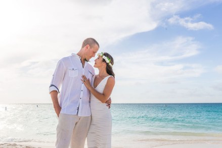 **Must credit: Aruba Tourism Board / Splash News** TV 'Bachelorette' stars Ashley Hebert and JP Rosenbaum say ‚ÄòI do‚Äô on Aruba beach during mass vow wedding renewal event. The happy couple, who met during season seven of the hit ABC reality show, tied the knot again after five years of marriage alongside 500 other lovebirds on the sundrenched Caribbean island. Also taking part in the romantic oceanside nuptials at world famous Eagle Beach on August 22 were fellow TV stars Lydia and Doug McLaughlin, from Bravo's ‚ÄúReal Housewives of Orange County‚Äù. Ashley and JP, who now live in Miami with their two young children, stayed at Hilton Aruba Caribbean Resort & Casino, where they enjoyed destination activities including UTV off-roading through Arikok National Park and sailing Aruba‚Äôs crystal clear waters via a catamaran cruise. Ashley, a dentist from New Jersey, said: ‚ÄúThere‚Äôs no where else we‚Äôd rather 'renew our I Do‚Äôs‚Äô than in Aruba, it‚Äôs absolutely breathtaking. We‚Äôre overjoyed to have shared this experience with the company of our children, and know this moment in time is one we‚Äôll treasure for the rest of our lives. The One happy island is truly magical and romantic!‚ÄùPictured: JP Rosenbaum,Ashley RosenbaumRef: SPL5018044 230818 NON-EXCLUSIVEPicture by: Aruba Tourism Board / Splash News / SplashNews.comSplash News and PicturesLos Angeles: 310-821-2666New York: 212-619-2666London: +44 (0)20 7644 7656Berlin: +49 175 3764 166photodesk@splashnews.comWorld Rights