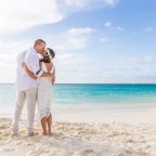 TV 'Bachelorette' stars Ashley Hebert and JP Rosenbaum say ‚ÄòI do‚Äô on Aruba beach during mass vow wedding renewal ceremony.