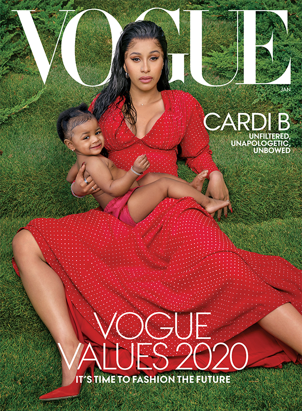 Cardi B & Kulture Cover Vogue Jan. 2020