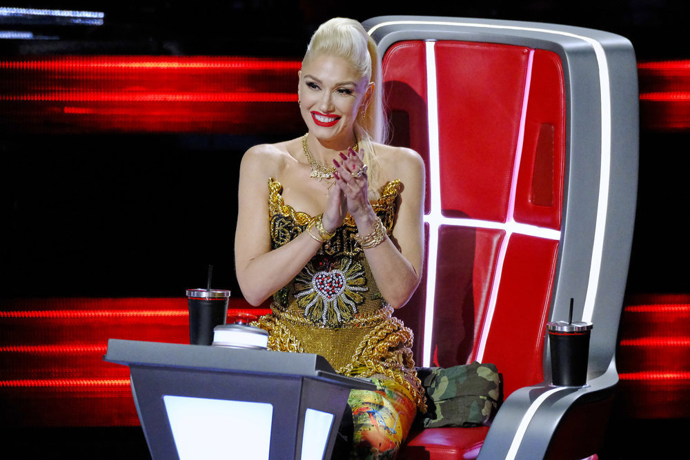 THE VOICE -- "Blind Auditions" Episode 1704 -- Pictured: Gwen Stefani -- (Photo by: Trae Patton/NBC)