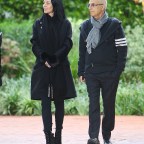 Jimmy Iovine and Liberty Ross leave Harry Morton's Memorial Service