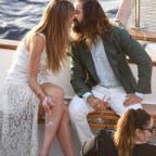 Heidi Klum, dazzles in bridal-inspired lace dress as she kisses husband Tom Kaulitz, on boat in Capri