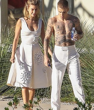 justin hailey wedding