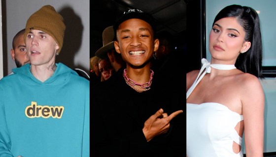 Justin Bieber, Jaden Smith, Kylie Jenner