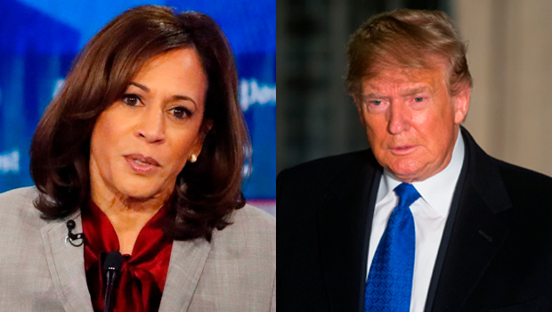 Kamala Harris Drags Donald Trump After He Mocks Her For Leaving Race ...