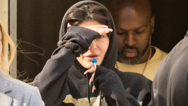 Kylie Jenner Wears Travis Scott's Astroworld Sweats While Shopping