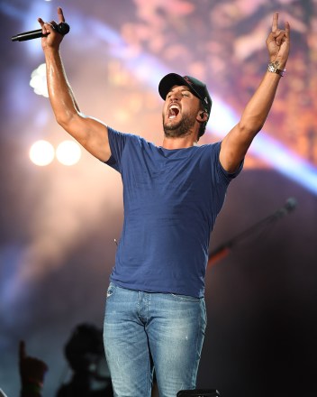 Luke Bryan
Luke Bryant in concert at The Coral Sky Amphitheatre, West Palm Beach, Florida, USA - 03 Aug 2019