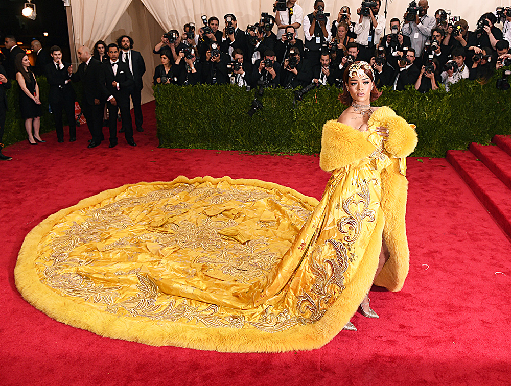 RihannaCostume Institute Gala Benefit celebrating China: Through the Looking Glass, Metropolitan Museum of Art, New York, America - 04 May 2015WEARING GUO PEI