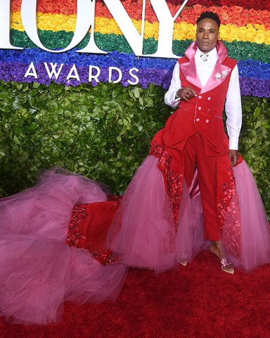 Billy Porter
73rd Annual Tony Awards, Arrivals, Radio City Music Hall, New York, USA - 09 Jun 2019
Wearing Celestino, Custom