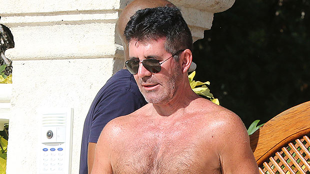 Simon Cowell Shows Off Toned Body In Swimsuit After Weight Loss Pic Hollywood Life