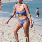 Chanel West Coast looks super hot in lavender bikini! Fans approach her for photos and the singer is all here for it!