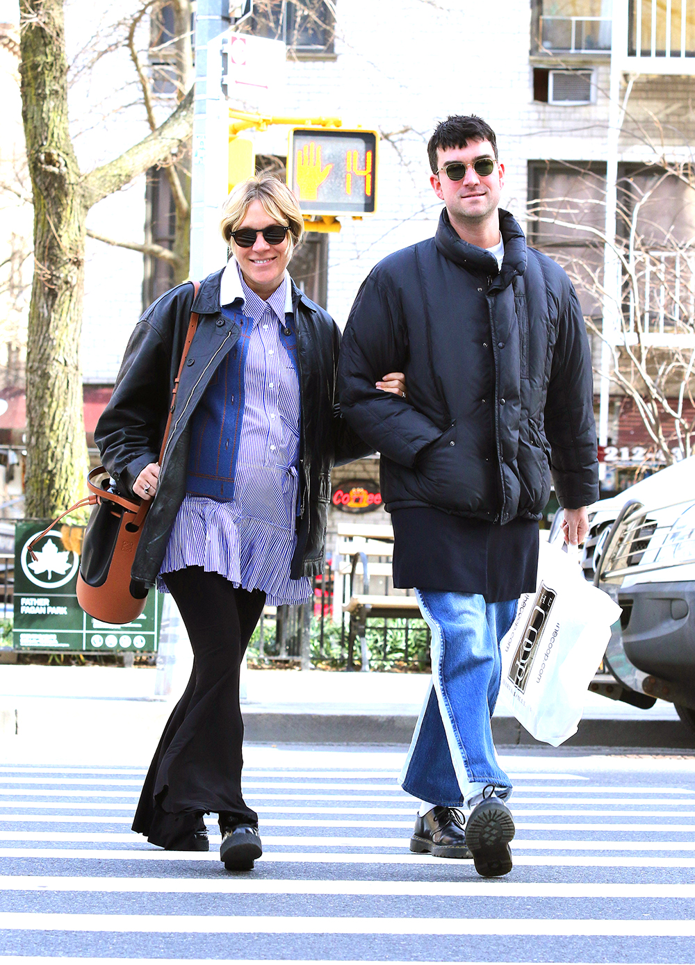 Chloe Sevigny and boyfriend Sinisa Mackovic are all smiles while shopping for baby clothes in NYC