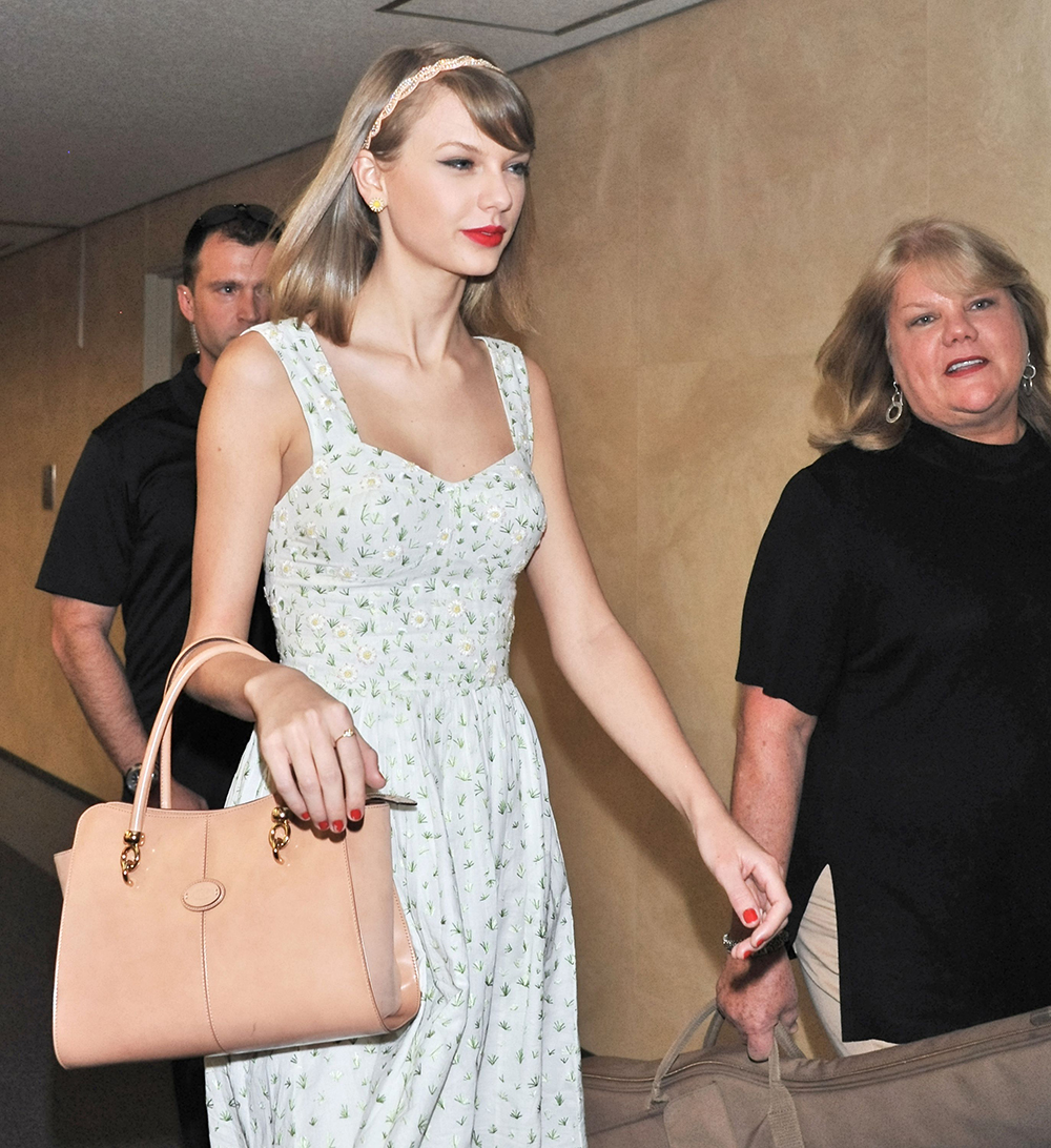 Taylor Swift at Narita International airport, Chiba pref, Japan - 31 May 2014