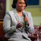 Congresswoman-elect Ayanna Pressley discusses her election and policy positions, Boston, USA - 13 Dec 2018