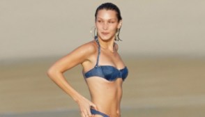 Bella Hadid in St. Barts