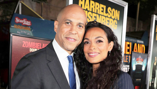 Cory Booker Rosario Dawson