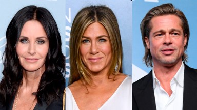 Courteney Cox, Jennifer Aniston, Brad Pitt