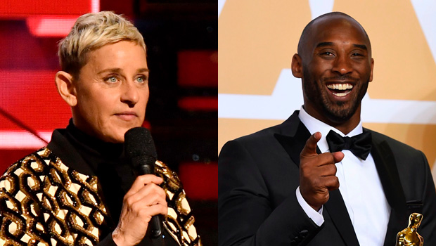 Ellen DeGeneres and Kobe Bryant