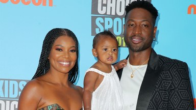 Gabrielle Union, Dwyane Wade, Kaavia James Union Wade