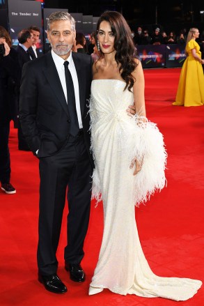 George Clooney ve Amal Clooney 'Tender Bar' galası, BFI Londra Film Festivali, Birleşik Krallık - 10 Ekim 2021