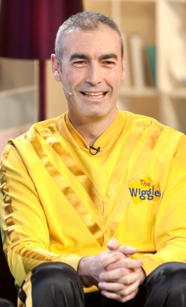 Editorial use only
Mandatory Credit: Photo by Steve Meddle/Shutterstock (1726168aa)
The Wiggles - Greg Page
'This Morning' TV Programme, London, Britain - 29 May 2012
The Wiggles

They’ve sold over 30 million albums and have wiggled their way to world wide fame – the all-singing, all-dancing The Wiggles (Murray Cook, Jeff Fatt, Anthony Field and Greg Page) are here and performing, Hot Potato, live, for the last time! Why? – Because they’re splitting up. We’ll be finding out all about the new line up and they’ll be answering your questions, later.