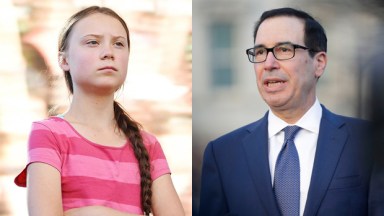 Steve Mnuchin Greta Thunberg