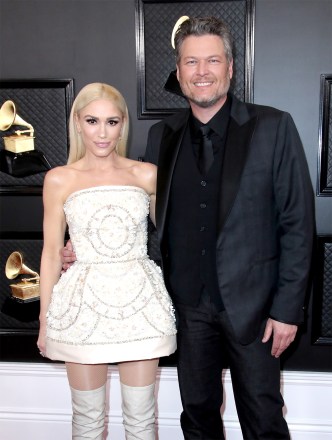Gwen Stefani and Blake Shelton
62nd Annual Grammy Awards, Arrivals, Los Angeles, USA - 26 Jan 2020