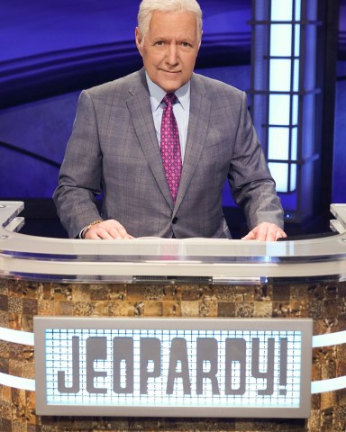 JEOPARDY! THE GREATEST OF ALL TIME – On the heels of the iconic Tournament of Champions, "JEOPARDY!" is coming to ABC in a multiple consecutive night event with "JEOPARDY! The Greatest of All Time," premiering TUESDAY, JAN. 7 (8:00-9:00 p.m. EST), on ABC. Hosted by Alex Trebek, "JEOPARDY! The Greatest of All Time" is produced by Sony Pictures Television. (ABC/Eric McCandless)
ALEX TREBEK