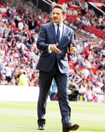 Jeremy Renner
Soccer Aid for UNICEF, Old Trafford, Manchester, Britain - 08 Jun 2014